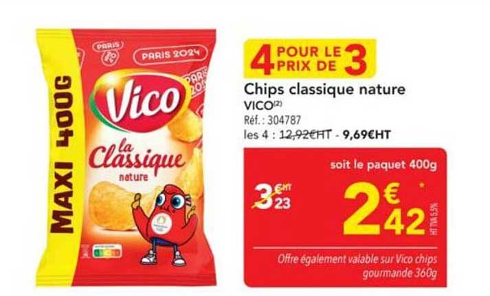Chips classique nature VICO