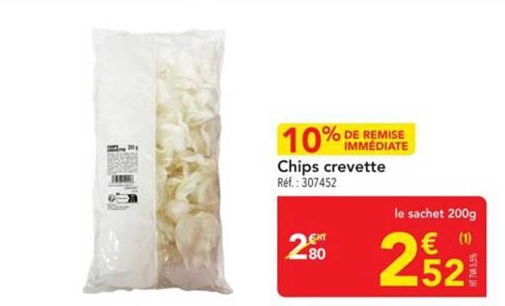 Chips crevette