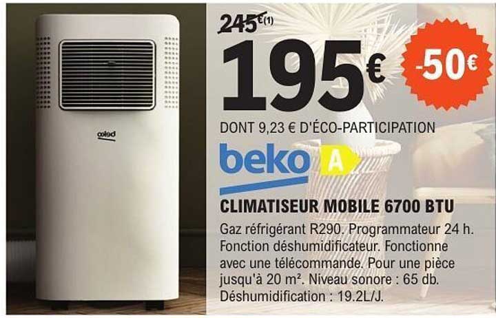 CLIMATISEUR MOBILE 6700 BTU