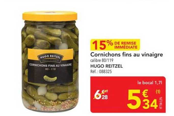 Cornichons fins au vinaigre