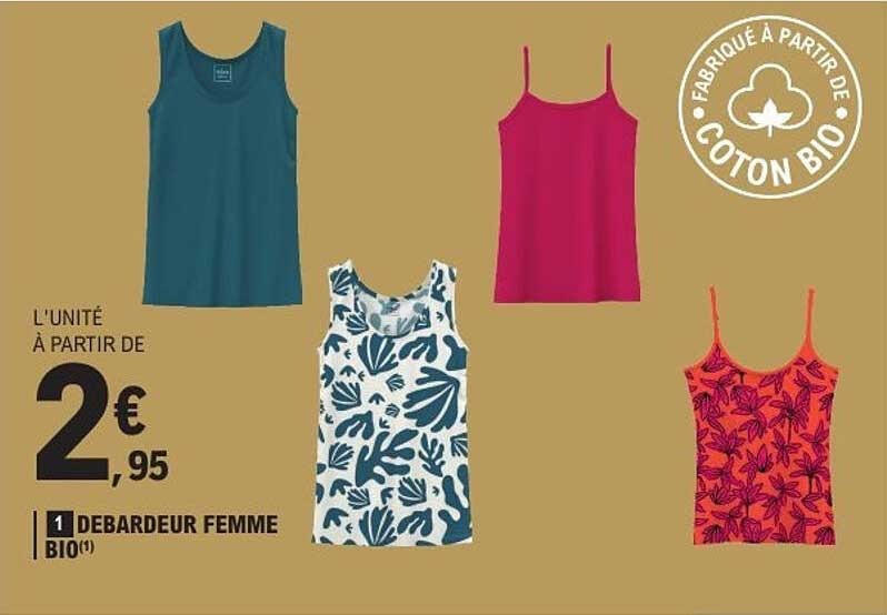DEBARDEUR FEMME BIO