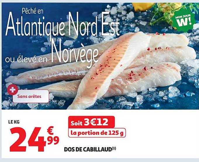 DOS DE CABILLAUD