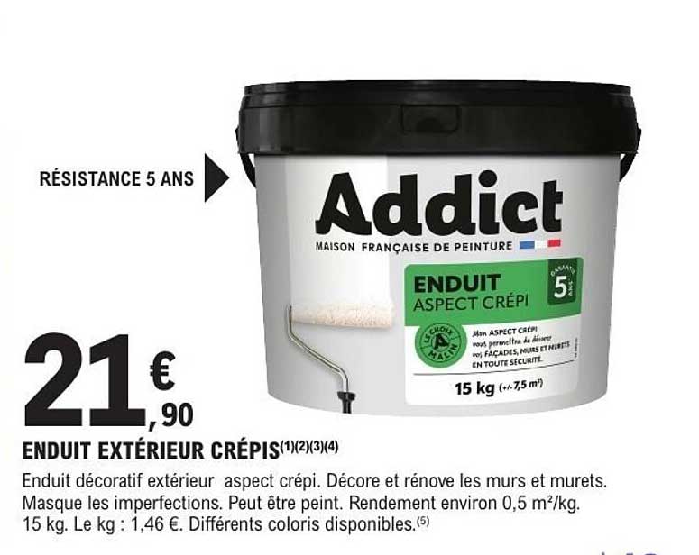 ENDUIT EXTÉRIEUR CRÉPIS