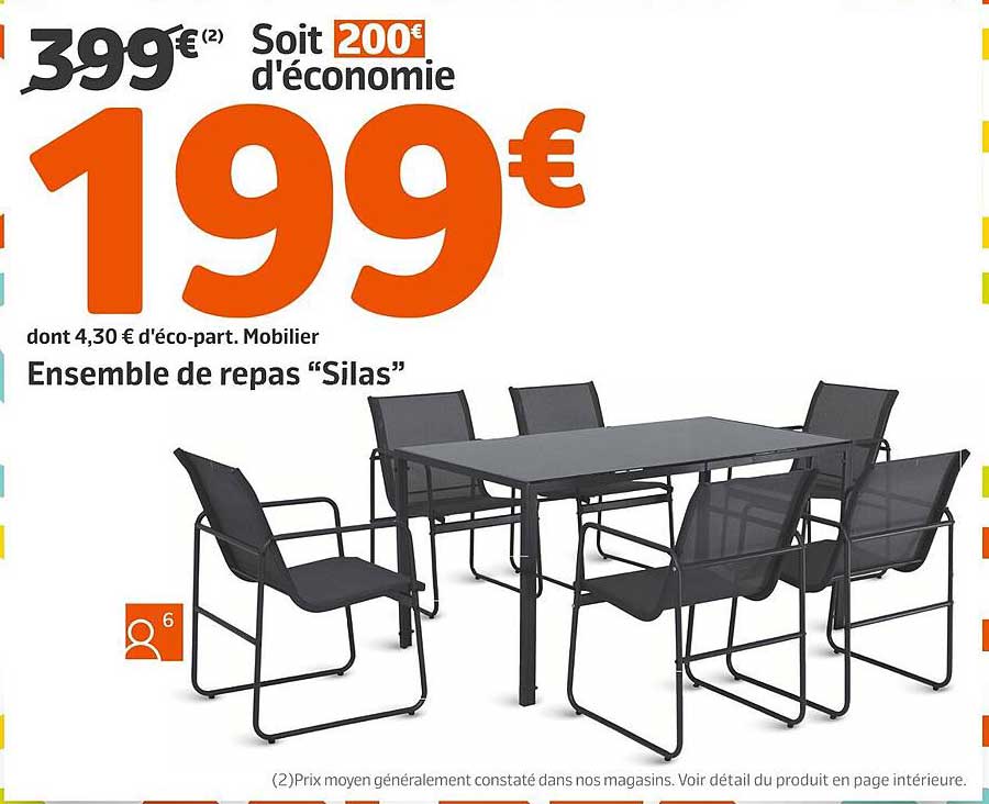 Ensemble de repas “Silas”