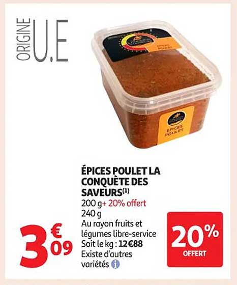 ÉPICES POULLET LA CONQUÊTE DES SAVEURS