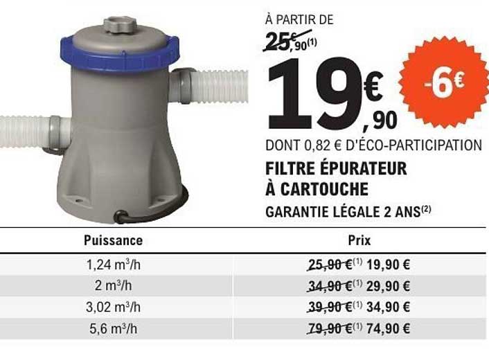 FILTRE ÉPURATEUR À CARTOUCHE