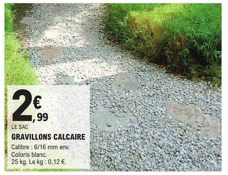 GRAVILLONS CALCAIRE