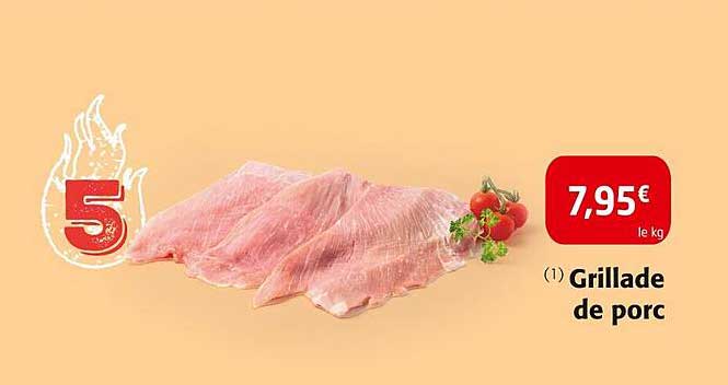 Grillade de porc