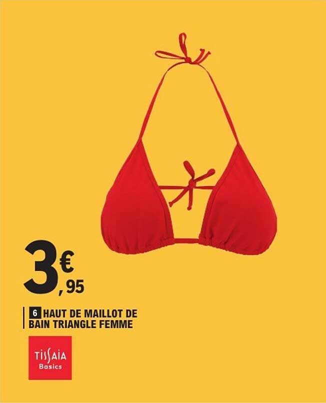 HAUT DE MAILLOT DE BAIN TRIANGLE FEMME