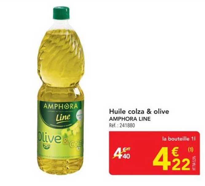 Huile colza & olive AMPHORA LINE