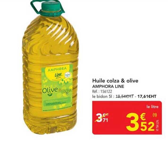 Huile colza & olive AMPHORA LINE