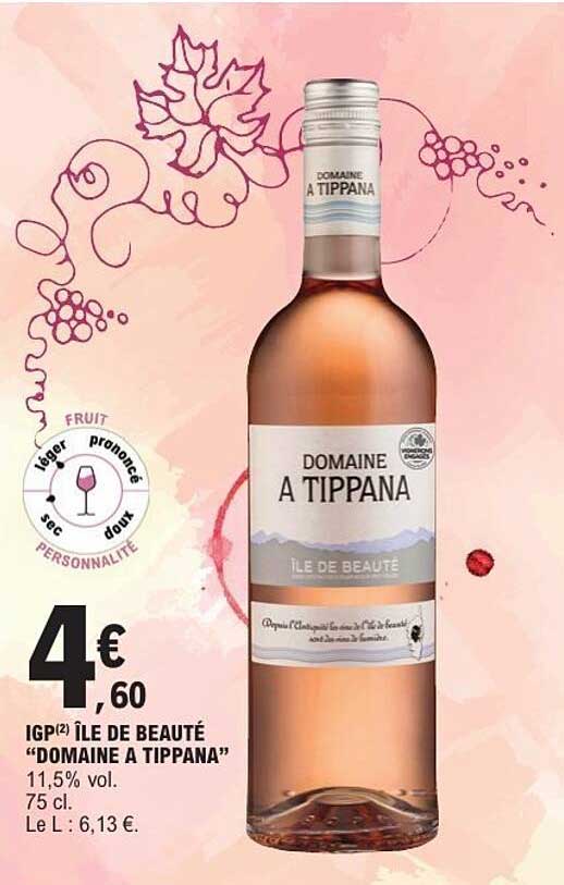 IGP(2) ÎLE DE BEAUTÉ "DOMAINE A TIPPANA"