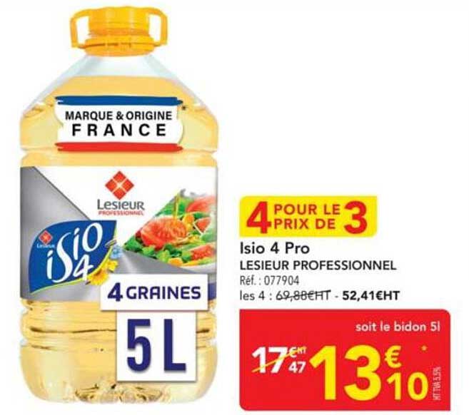 Isio 4 Pro Lesieur Professionnel 5L