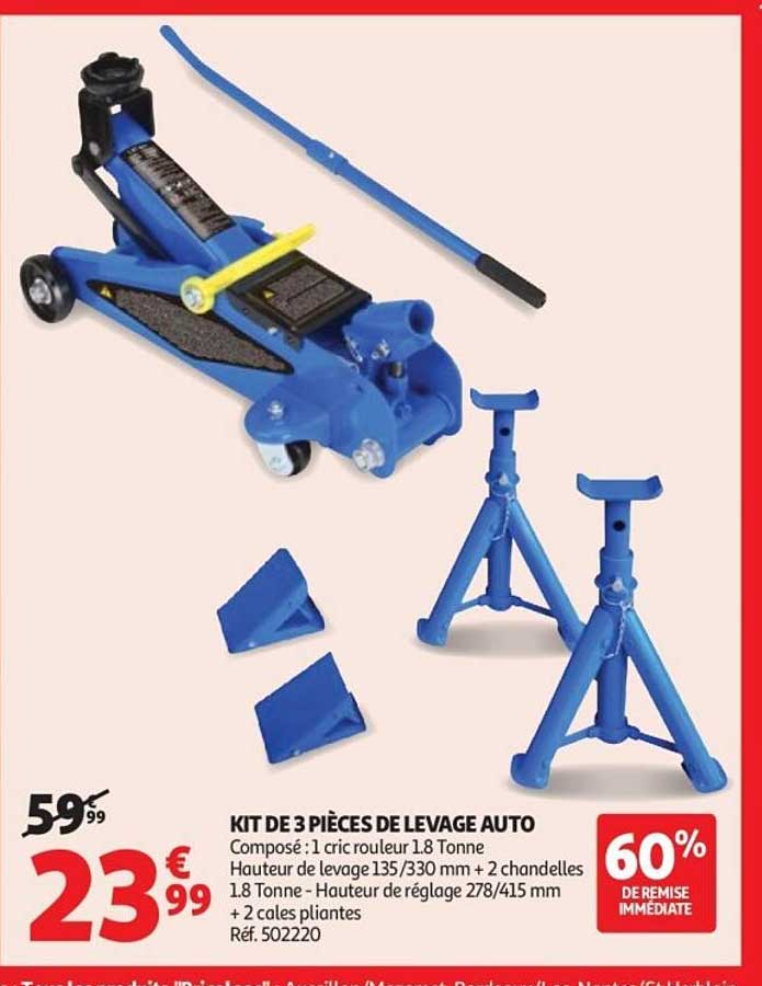 KIT DE 3 PIÈCES DE LEVAGE AUTO