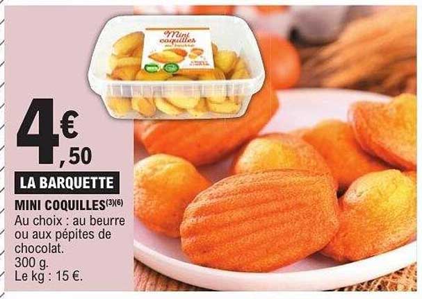 LA BARQUETTE MINI COQUILLES (3/6)