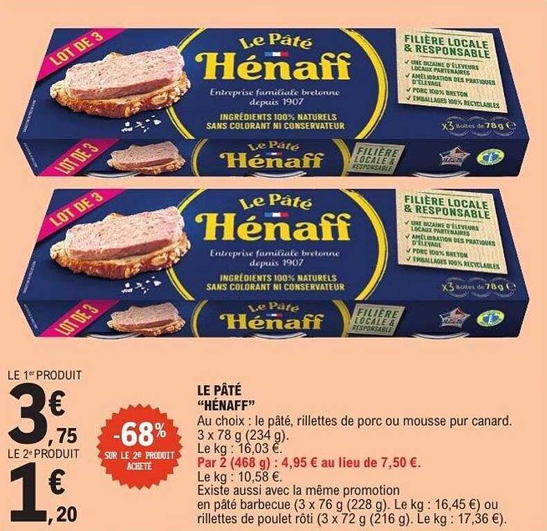 LE PÂTÉ "HÉNAFF"