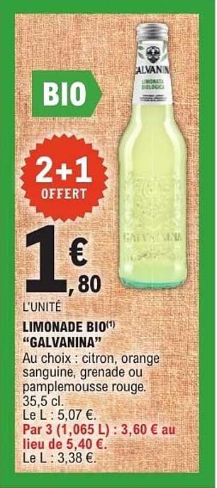 Limonade BIO "Galvanina"
