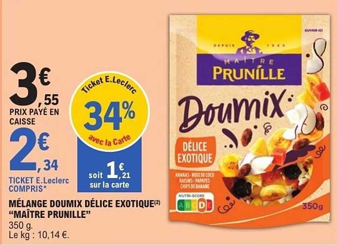 MÉLANGE DOUMIX DÉLICE EXOTIQUE