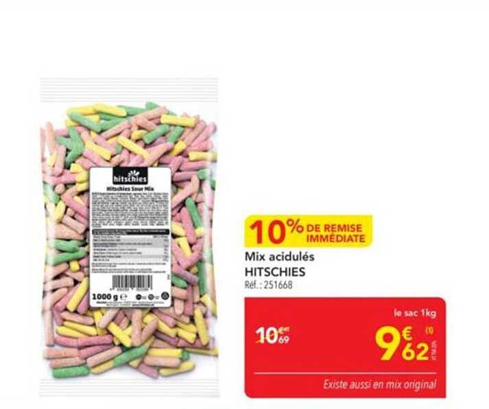 Mix acidulés HITSCHIES