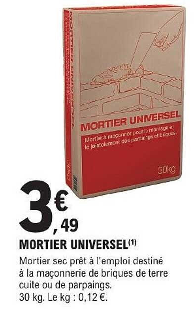 MORTIER UNIVERSEL