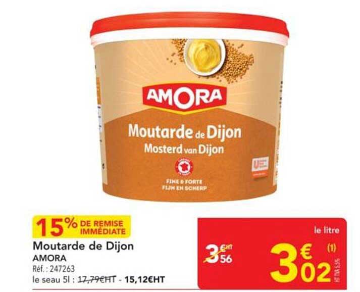 Moutarde de Dijon AMORA