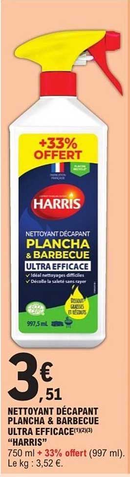 NETTOYANT DÉCAPANT PLANCHA & BARBECUE ULTRA EFFICACE