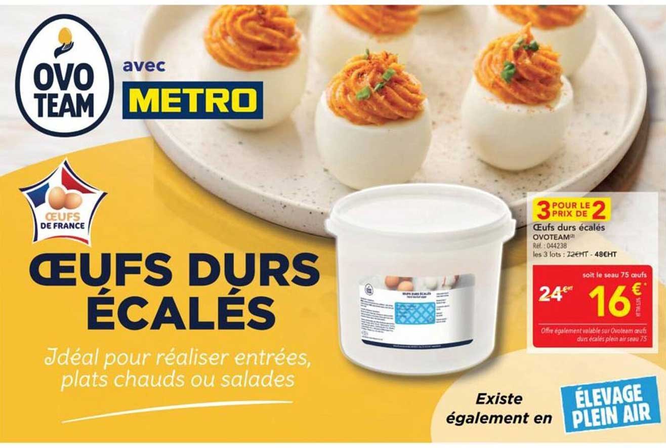 Œufs dur écalés