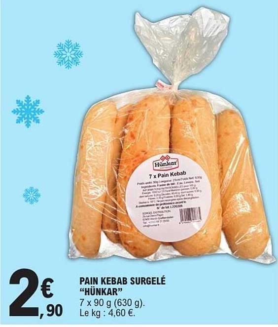 PAIN KEBAB SURGELÉ “HÜNKAR”