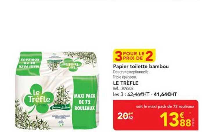 Papier toilette bambou