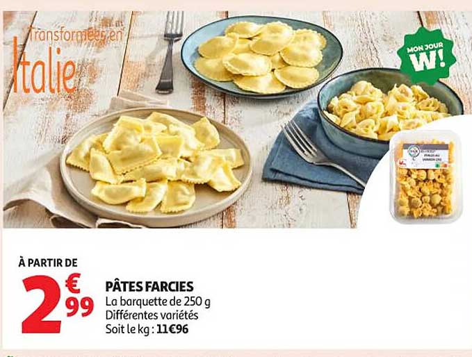PÂTES FARCIES