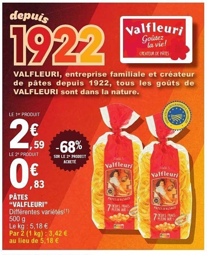 PÂTES "VALFLEURI"