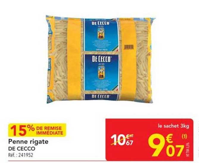 Penne rigate DE CECCO