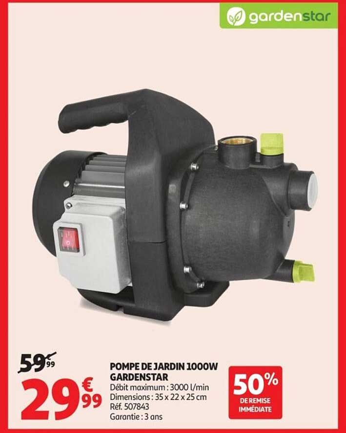 POMPE DE JARDIN 1000W GARDENSTAR