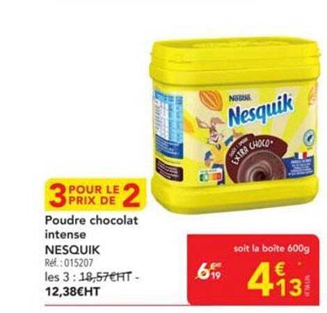 Poudre chocolat intense
