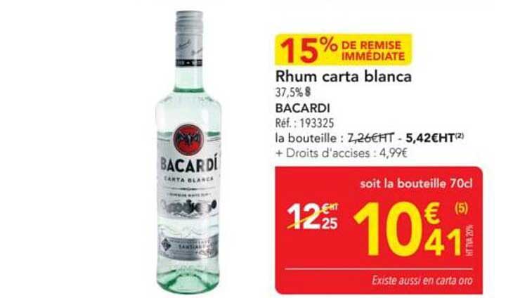 Rhum carta blanca