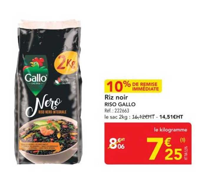 Riz noir RISO GALLO