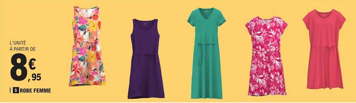 Robe Femme à partir de 8,95 €