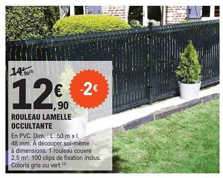 ROULEAU LAMELLE OCCULTANTE