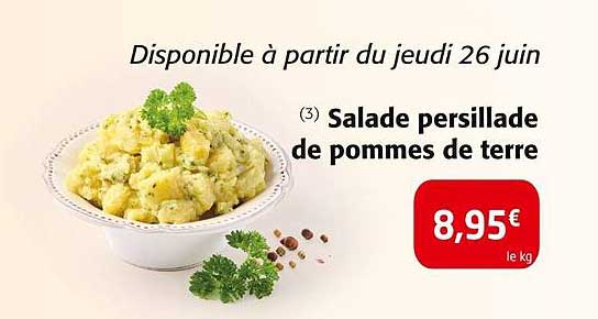 Salade persillée de pommes de terre