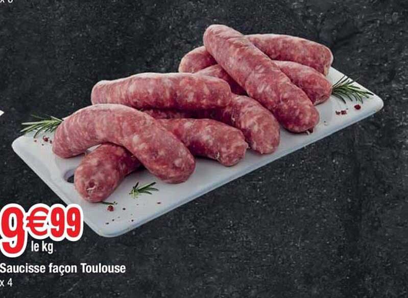 Saucisse façon Toulouse