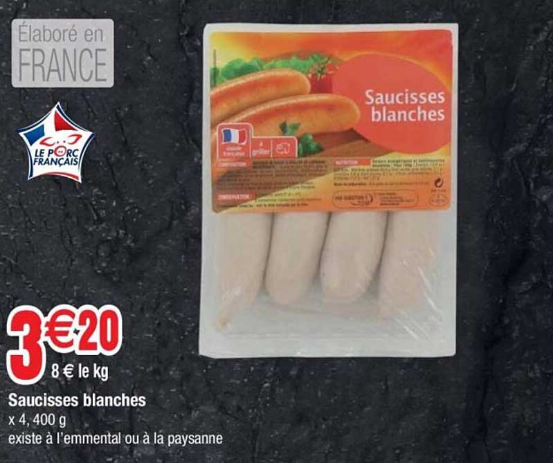 Saucisses blanches