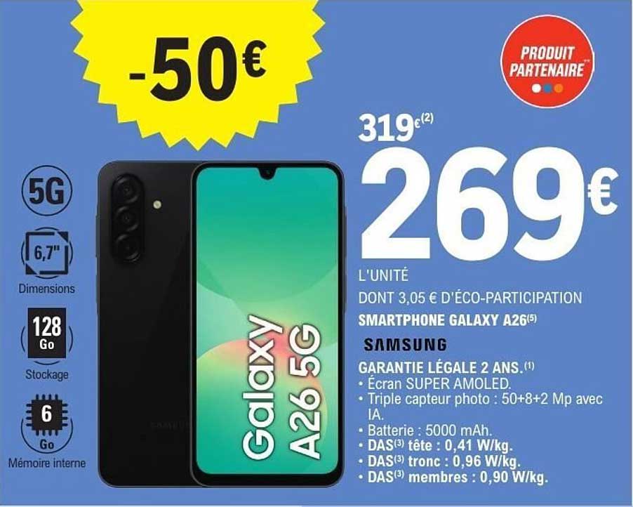 SMARTPHONE GALAXY A26 5G