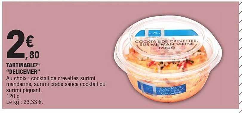 TARTINABLE(4) “DELICEMER”