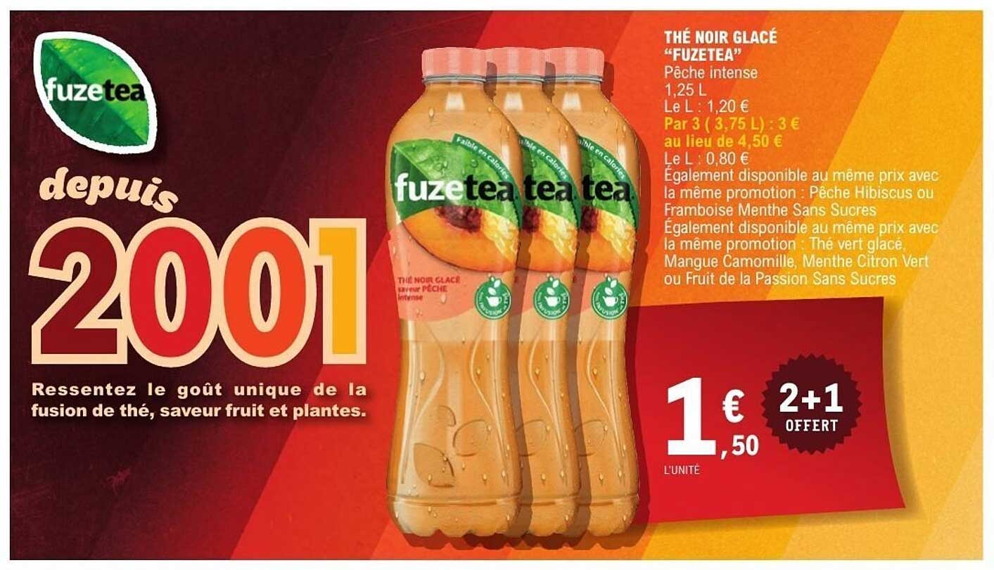 THÉ NOIR GLACÉ "FUZETEA"