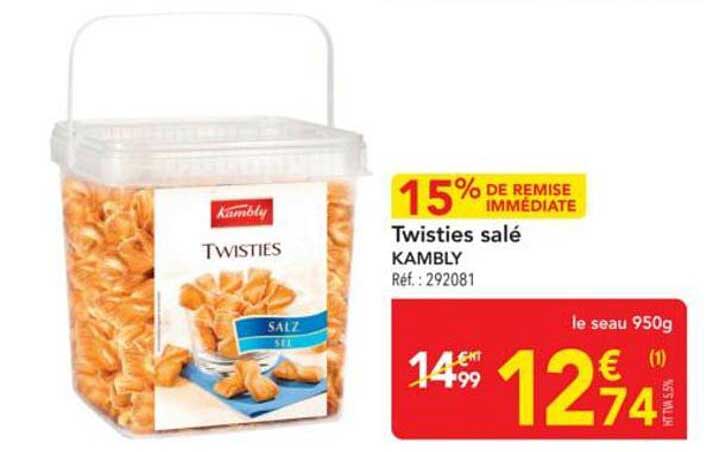 Twisties salé KAMBLY
