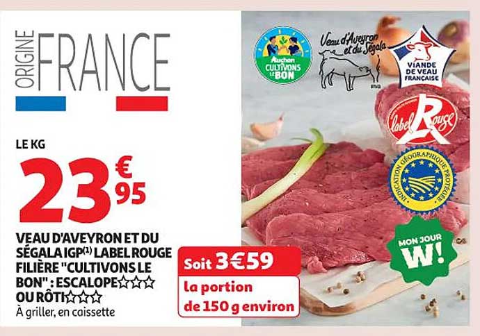 Veau d’Aveyron et du Ségala IGP Label Rouge
