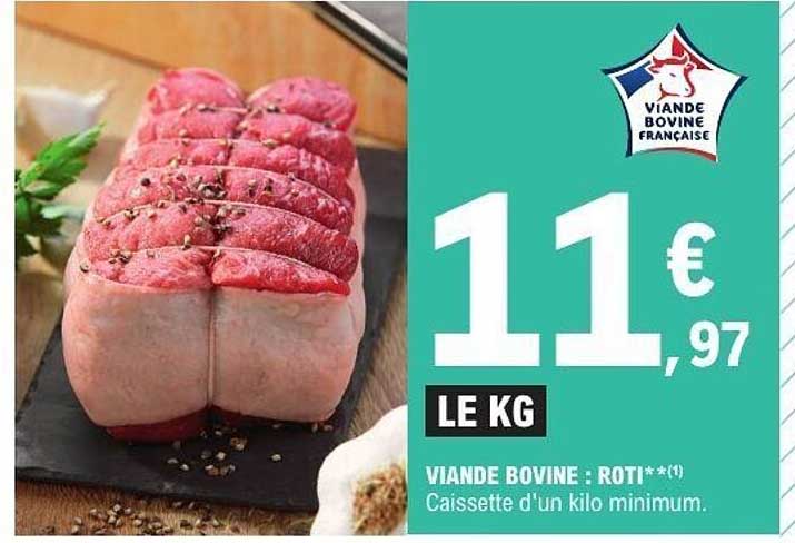 VIANDE BOVINE : RÔTI