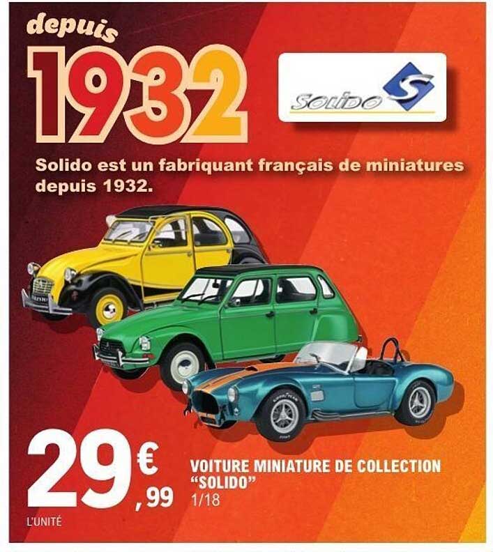 VOITURE MINIATURE DE COLLECTION "SOLIDO"