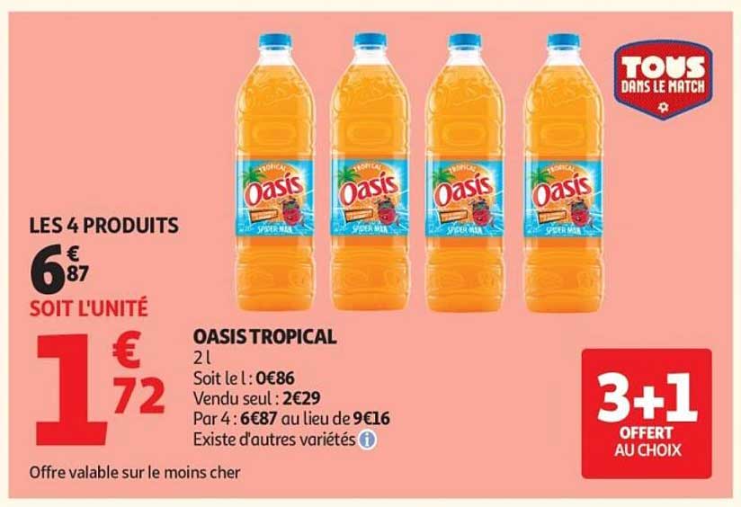 3+1 OFFERT AU CHOIX