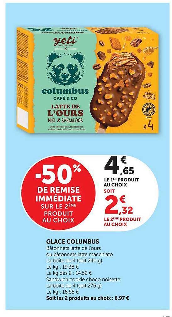 -50% DE REMISE IMMÉDIATE SUR LE 2ÈME PRODUIT AU CHOIX